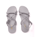 Men Corda Grey  | Hunter Braid Style Summer Casual Sandals - Paaduks