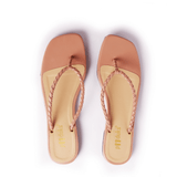 Women Nod - Pink | Pink Braid style Summer Flats