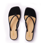 Women Nod - Black | Metal-Golden Braid-style Flats