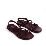 Men Corda Dark Brown | Hunter Braid Style Summer Casual Sandals - Paaduks