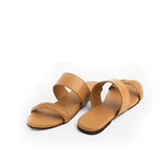 Women Noi - Coffee |  Braid Style Summer Casual Flats