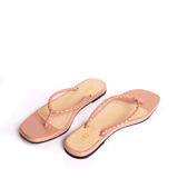 Women Nod - Pink | Pink Braid style Summer Flats