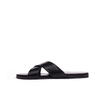 Men Philly Black | Casual Vegan Summer Slide-ins - Paaduks