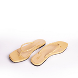 Women Nod - Gold | Metal-Golden Braid-style Flats