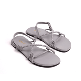 Men Corda Grey  | Hunter Braid Style Summer Casual Sandals - Paaduks