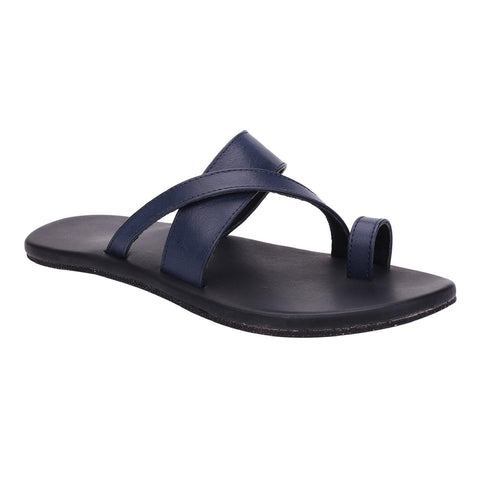 Mahi Navy Blue | Casual Flip-Flop for Men - Paaduks