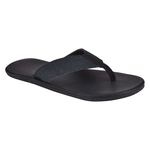 Black Jute Flip Flop for Men