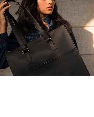 Recca Black Tote