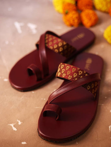 Kash Crimson | Multi Occasion Wear-On Flat