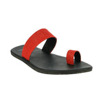 Vana Jute Red | Casual Flip-Flop for Men