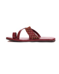 Kash Crimson | Multi Occasion Wear-On Flat